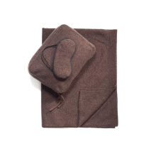 16FZTS02 вязаный удобный дорожный набор одеяло кашемир